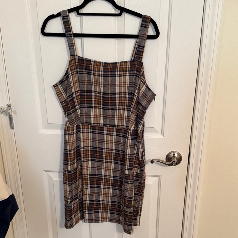 American Eagle Outfitters Plaid Mini Dress